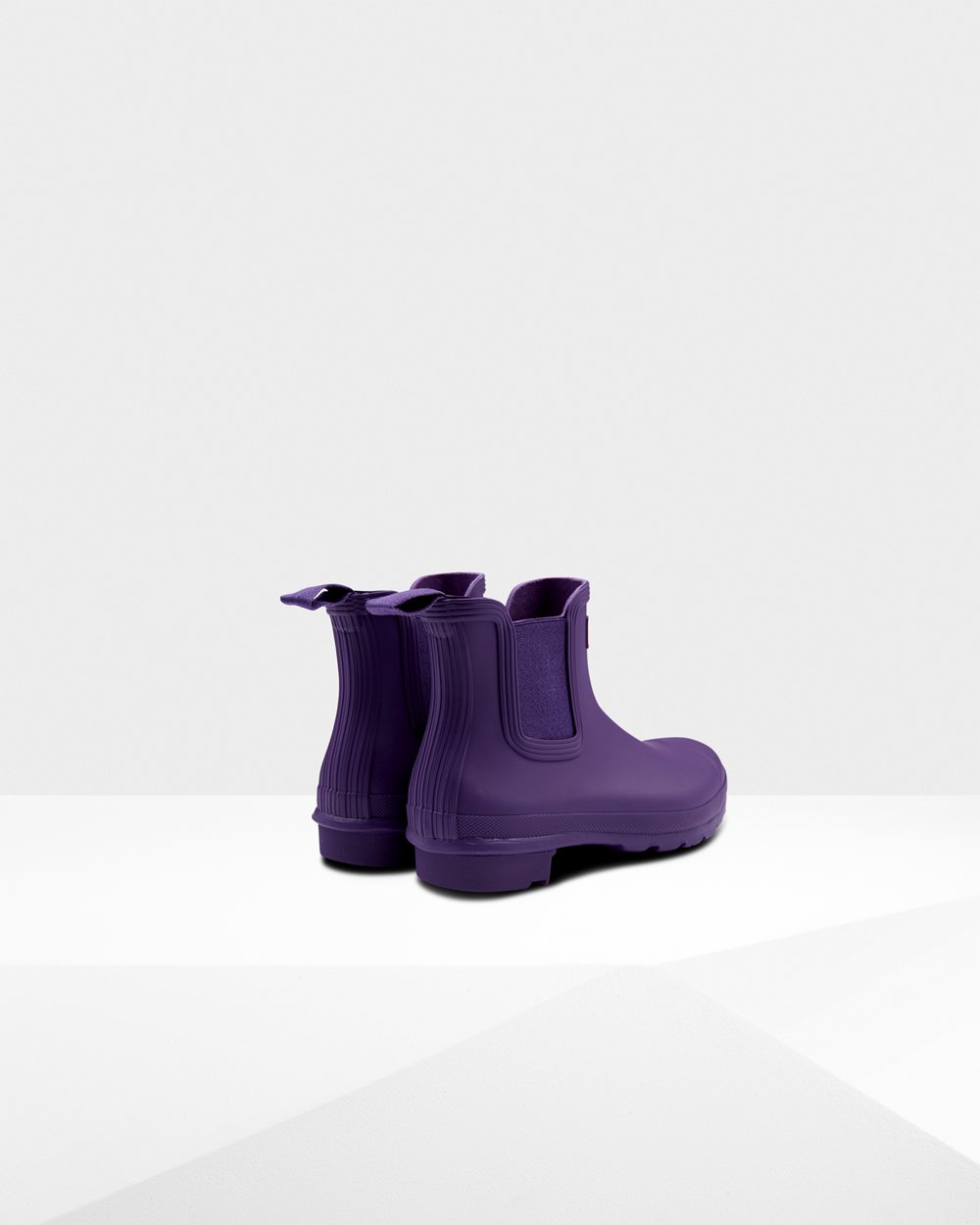 Womens Chelsea Boots - Hunter Original (03SFRTYQE) - Blue Purple
